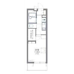 レオパレス安住の間取り図
