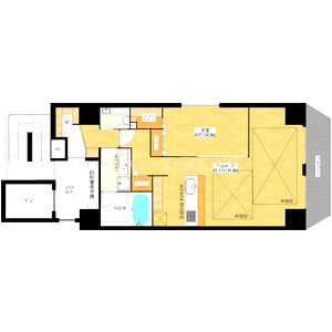 BANIX北堀江の間取り図