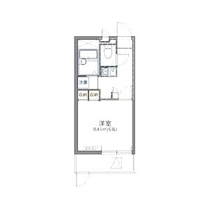 レオパレスエスタ門真の間取り図