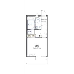 レオパレスエスタ門真の間取り図