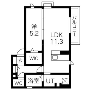 ブランシェ本町の間取り図