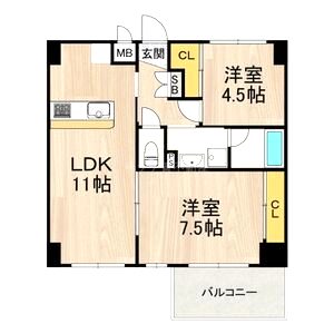 サムティ難波グレイスの間取り図