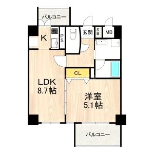 サムティ難波グレイスの間取り図