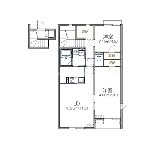 レオネクストジュヌ エルブの間取り図