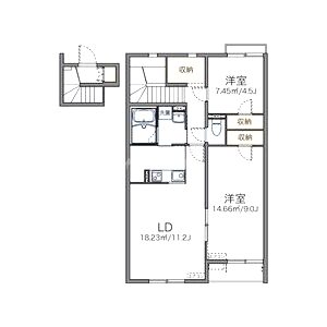 レオネクストジュヌ エルブの間取り図