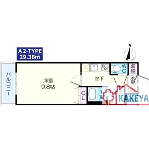 カミオン別院の間取り図