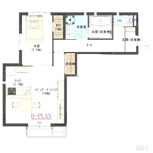 グランディールの間取り図