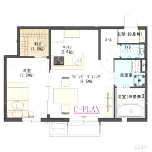 グランディールの間取り図