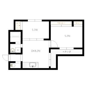 プラウデストコート西堤の間取り図