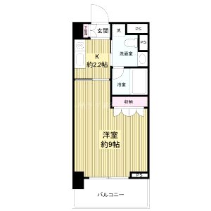 ベルファース尼崎の間取り図
