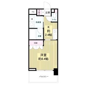 ベルファース尼崎の間取り図
