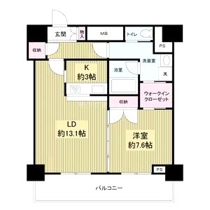 ベルファース尼崎の間取り図