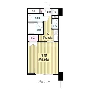 ベルファース尼崎の間取り図