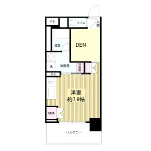 ベルファース尼崎の間取り図