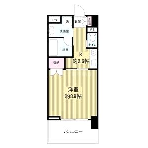 ベルファース尼崎の間取り図