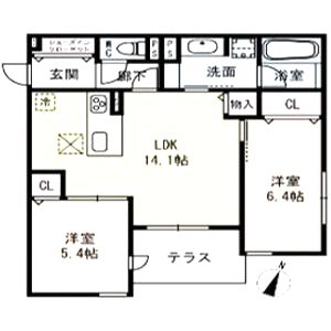 クラシスト瑞光の間取り図