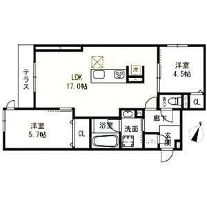 クラシスト瑞光の間取り図