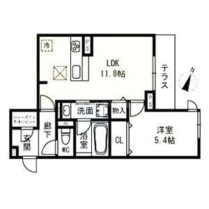 クラシスト瑞光の間取り図