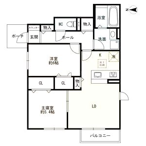 MAISON DE HIRO 1の間取り図