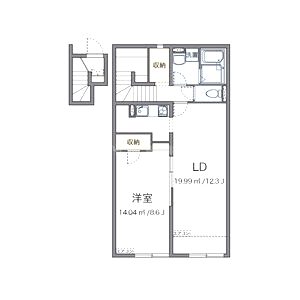 クレイノドン ジュストの間取り図