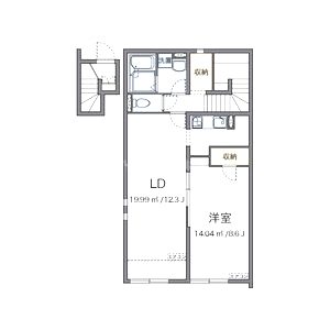 クレイノドン ジュストの間取り図