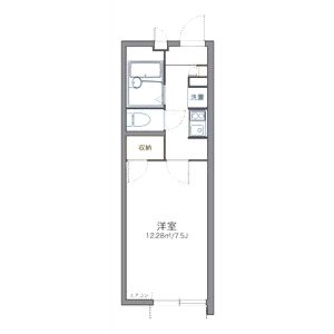 レオパレス近松IIの間取り図