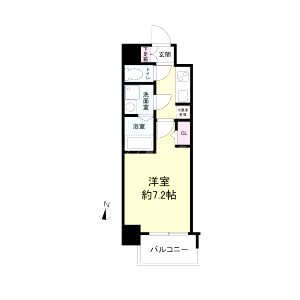 オーキッドレジデンス新大阪の間取り図