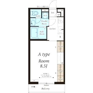 リブリ・グレンヌの間取り図