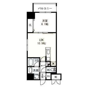 シリウス中央の間取り図