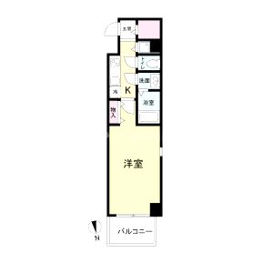 アーバンフラッツ心斎橋 (旧La Douceur心斎橋)の間取り図