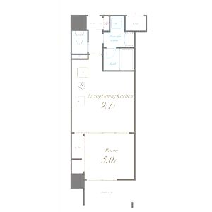 グランパシフィック今里Luxeの間取り図