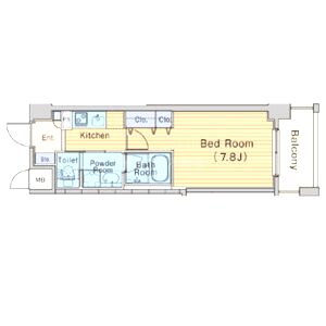 KDXレジデンス豊中南の間取り図