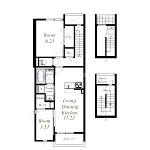 RF-Villageの間取り図