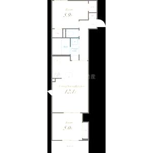 キルシュ元町の間取り図
