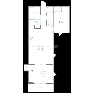 キルシュ元町の間取り図