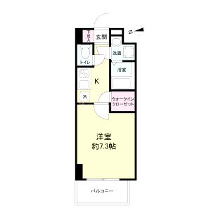 スペーシア江坂南金田の間取り図