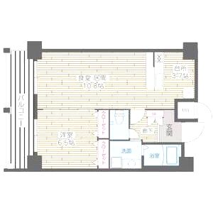 HF四条河原町レジデンスの間取り図