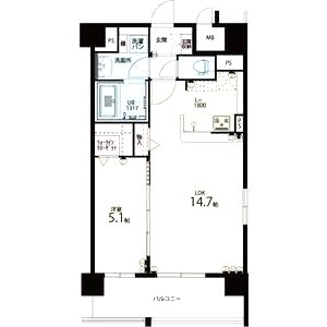 グランフルーヴの間取り図