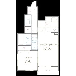 サニーハウスの間取り図