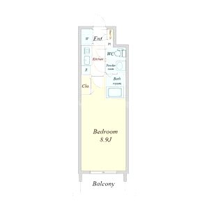 プライムアーバン御堂筋本町の間取り図