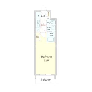 プライムアーバン御堂筋本町の間取り図