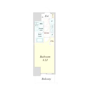 プライムアーバン御堂筋本町の間取り図