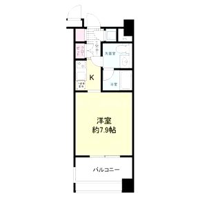 レジディア江坂の間取り図