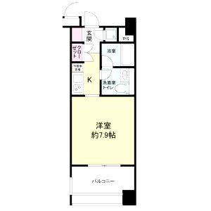 レジディア江坂の間取り図