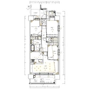 エスリード箕面船場阪大前の間取り図