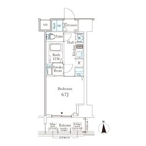 ジオエント新町の間取り図