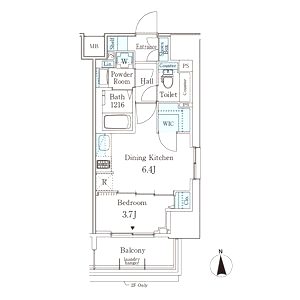 ジオエント新町の間取り図