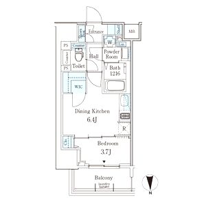 ジオエント新町の間取り図