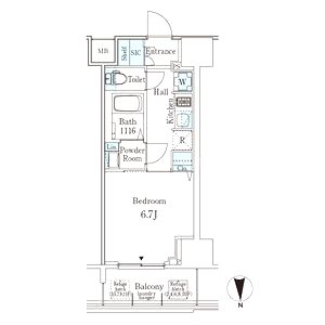 ジオエント新町の間取り図