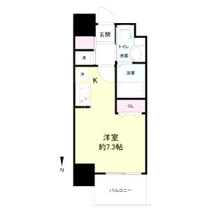 ドゥーエなんば南の間取り図